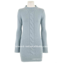 cabel knitted cashmere pullover for ladies